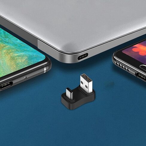 USB C to USB Adapter | Plug-and-Play Type C Adapter Cable - Converter Portable 10Gbps High-Speed Data Transfer for Women Men Mobile Phones Laptops Drive Game Consoles in Saudi Arabia