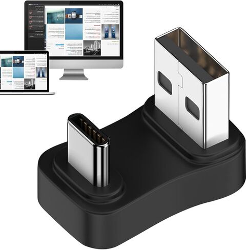 USB C to USB Adapter | Plug-and-Play Type C Adapter Cable - Converter Portable 10Gbps High-Speed Data Transfer for Women Men Mobile Phones Laptops Drive Game Consoles in Saudi Arabia