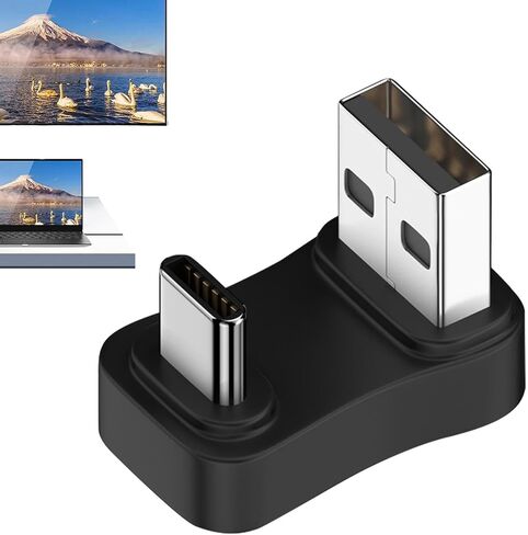 USB C to USB Adapter | Plug-and-Play Type C Adapter Cable - Converter Portable 10Gbps High-Speed Data Transfer for Women Men Mobile Phones Laptops Drive Game Consoles in Saudi Arabia