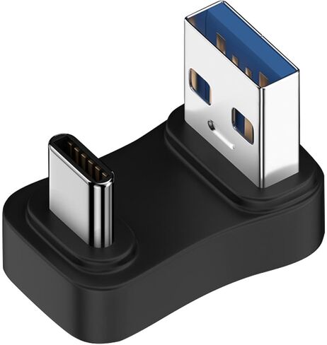USB C to USB Adapter | Plug-and-Play Type C Adapter Cable - Converter Portable 10Gbps High-Speed Data Transfer for Women Men Mobile Phones Laptops Drive Game Consoles in Saudi Arabia