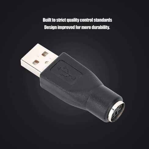 4 حزم محول PS/2 إلى USB - محول PS/2 أنثى إلى USB ذكر للوحة المفاتيح والماوس، محول معدني، التوصيل والتشغيل in Kuwait