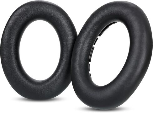 Upgrade Earpads Memory Foam Ear Cushion Replacement Compatible with Sennheiser ACCENTUM Plus/ACCENTUM Wireless Bluetooth Headphones(Black Protein Leather) in Kuwait