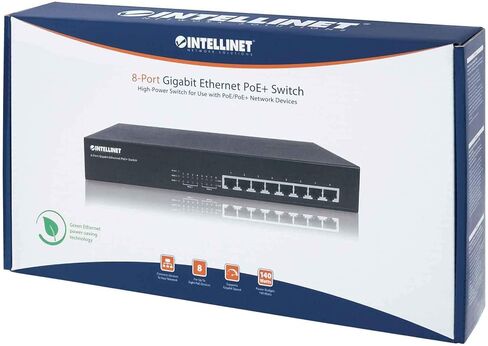 Intellinet 560641 8 Port Gigabit Switch جميع مكاتب POE+ (ITL-560641) in Kuwait