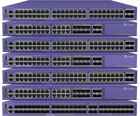 Extreme Networks ExtremeSwitching X460-G2 Series X460-G2-48p-10GE4 - محول - مُدار - 48 × 10/100/1000 (PoE+) + 4 × 1 جيجابت / 10 جيجابت SFP+ - قابل للتركيب على حامل - PoE+ in Kuwait