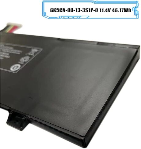 GK5CN-00-13-3S1P-0 Laptop Battery Compatible with MECHREVO X8Ti Z2 MACHENIKE T90 Plus T90-T3p F117-B F117-B6 for TONGFANG GK5CN5Z GK5CN6Z 11.4V 46.17Wh 4050mAh in Kuwait