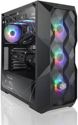 كمبيوتر الألعاب من سلسلة Reaper - AMD Ryzen 7 9800X3D، Radeon RX 7900 XTX 24G، ذاكرة DDR5 سعة 32 جيجابايت بسرعة 6000 ميجاهرتز، محرك أقراص NVME M.2 SSD بسعة 2 تيرابايت، مبرد سائل AIO مقاس 360 مم، مراوح ARGB، WiFi/AC، حافظة سوداء TD500، نظام التشغيل Windows in Kuwait