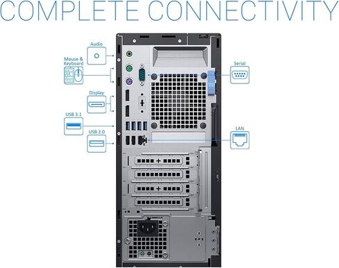 Dell OptiPlex XE3 Mini Tower Business Desktop PC, Core i7-8700, 8 GB RAM, 256 GB SSD, Keyboard & Mouse, Windows 11 Pro (Renewed) in Kuwait