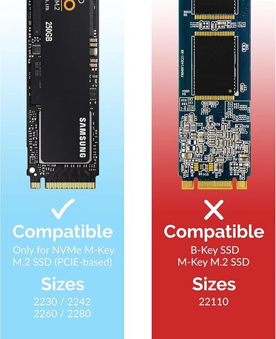 SABRENT USB Type-C Aluminum Enclosure for M.2 NVMe SSD in Gold (EC-NVME-GLD) in Kuwait