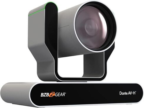 BZBGEAR BG-ADAMO4KDA12XW 12X 4K UHD تتبع تلقائي 12G-SDI وUSB Dante AV-H كاميرا PTZ للبث المباشر مع أضواء تالي بيضاء in Kuwait