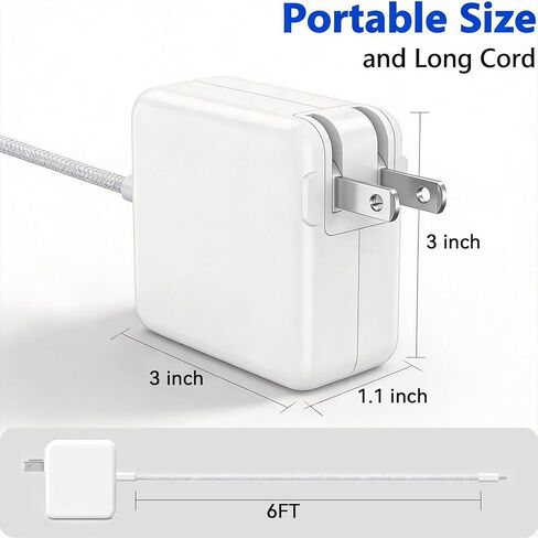 65W USB C Laptop Charger Compatible with Samsung Galaxy Book 360, Galaxy Book Pro 13.3" 15.6" ep-ta865 NP950QDB NP930QDB NP935QDC NP950XDB, Chromebook 4 4+ Plus XE310XBA XE350XBA AC Adapter in Kuwait