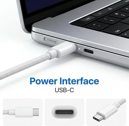65W USB C Laptop Charger Compatible with Samsung Galaxy Book 360, Galaxy Book Pro 13.3" 15.6" ep-ta865 NP950QDB NP930QDB NP935QDC NP950XDB, Chromebook 4 4+ Plus XE310XBA XE350XBA AC Adapter in Kuwait