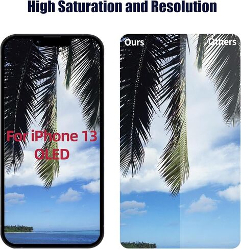 OLED آيفون 13 استبدال الشاشة ثلاثية الأبعاد إطار اللمس محول الأرقام مع أدوات إصلاح A2641 A2643 A2484 A2644 A2645 in Kuwait