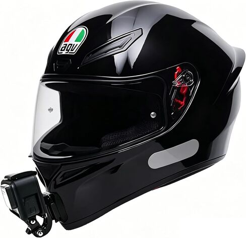AGV K1S Helmet Chin Mount, AGV K1 Adjustable Camera Bracket Kits Load Bearing Patch Compatible with GoPro Hero/Ins360/DJI Action Camera in Kuwait