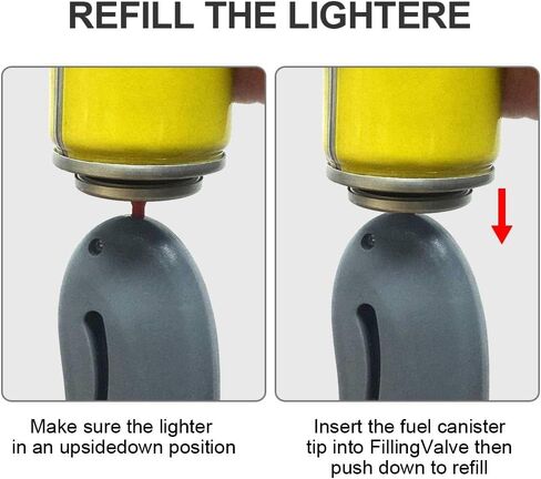 Butane Lighter, 4pcs Refillable Long Lighter for Candle BBQ Fireplace(No Butane Inside) in Kuwait