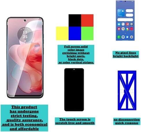 for Samsung Galaxy A36 5G Screen Replacement for Samsung Galaxy A366 LCD Screen Replacement Black with Frame for Samsung Galaxy A36 SM-A366U Display Touch Screen Assembly Repair Parts in Kuwait