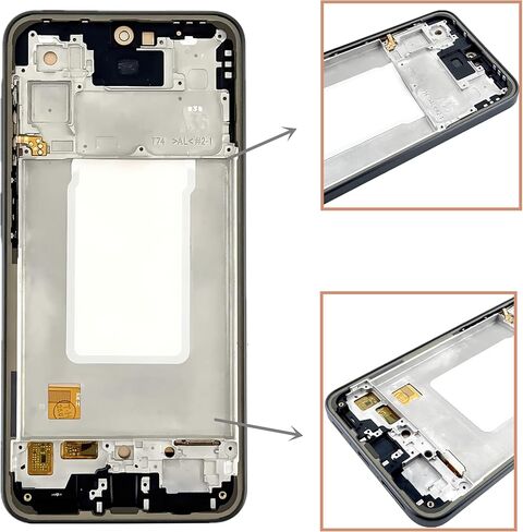 for Samsung Galaxy A36 5G Screen Replacement for Samsung Galaxy A366 LCD Screen Replacement Black with Frame for Samsung Galaxy A36 SM-A366U Display Touch Screen Assembly Repair Parts in Kuwait