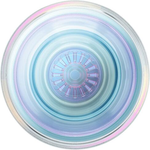 PopSockets PopGrip - توسيع الحامل والقبضة مع جزء علوي قابل للتبديل - شفاف قزحي الألوان in Kuwait
