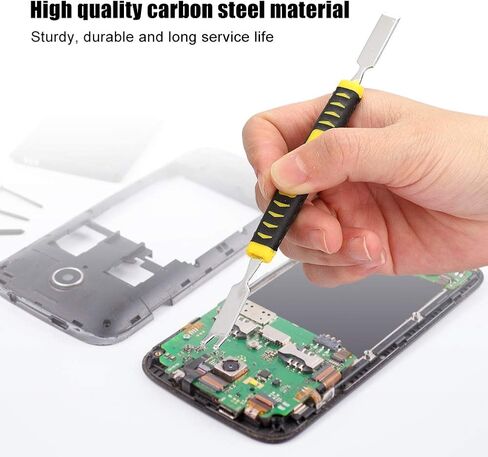 POCREATION Pry Opening Repair Tools, Carbon Steel 6 in 1 Mobile Phone Pry Bar Set with Flat Ends, Ideal for Phone, Tablet, Laptop Repair in Kuwait