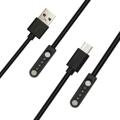2 Pack Magnetic Charger Cables fits for PLAUD Note AI Voice Recorder,3.61 FT USB and Type-c AI Smart Recorder Charging Cable Cord Replacement,Accessories. in Kuwait