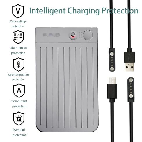 2 Pack Magnetic Charger Cables fits for PLAUD Note AI Voice Recorder,3.61 FT USB and Type-c AI Smart Recorder Charging Cable Cord Replacement,Accessories. in Kuwait