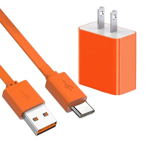 Charger Cable Compatible with Ring Battery Doorbell(2024 Release)，Ring Doorbell Camera USB C Charging Cable -3.3FT, Orange in Kuwait