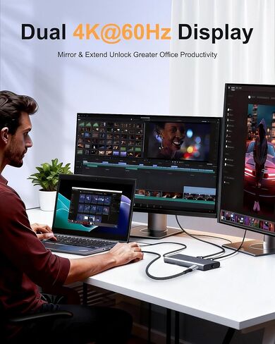 كابل عرض شاشة Bkduice USB C بطول 3 أقدام، كابل فيديو 4K USB C 3.2 Gen 2x2، نقل بيانات عالي السرعة 20 جيجابت في الثانية، شحن سريع 240 وات PD متوافق مع iPhone 17/16، MacBook، CarPlay، شاشة محمولة in Kuwait