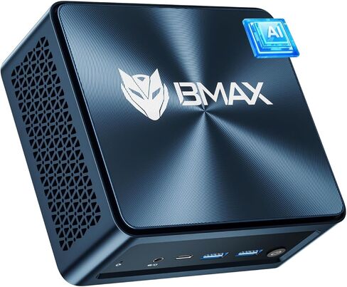 Bmax Mini PC B11 Pro,AI Mini PC with Intel Core Ultra 5 115U (Built-in NPU),16GB LPDDR5 512GB NVMe SSD,4K Triple Display (HDMI 2.1/DP 2.1/Type-C),WiFi 6/BT 5.2,Mini Desktop Computer for Office in Kuwait