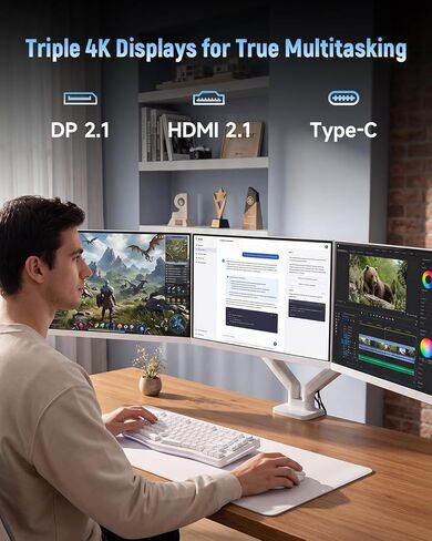 Bmax Mini PC B11 Pro,AI Mini PC with Intel Core Ultra 5 115U (Built-in NPU),16GB LPDDR5 512GB NVMe SSD,4K Triple Display (HDMI 2.1/DP 2.1/Type-C),WiFi 6/BT 5.2,Mini Desktop Computer for Office in Kuwait