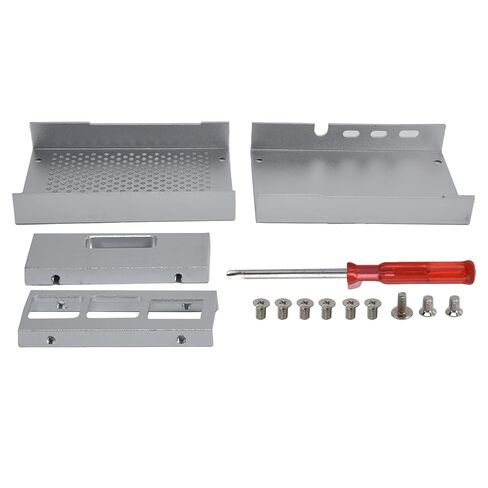 Heat Dissipation Enclosure for 4, Aluminum Alloy Heatsink Case with Multiple Ventilation Holes, Silver - Efficient Cooling, Durable Protection, Easy Installation for in Kuwait