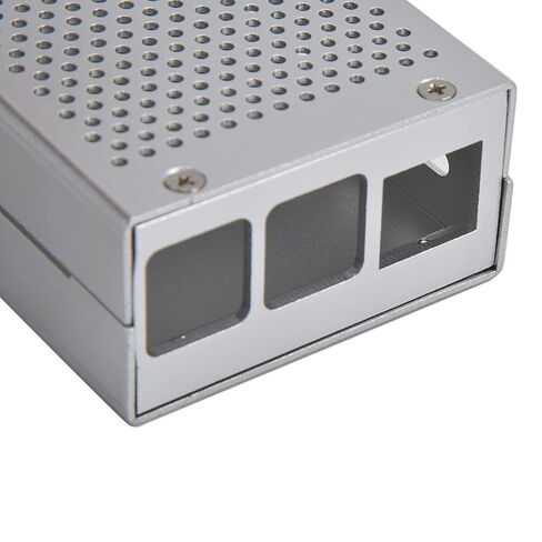 Heat Dissipation Enclosure for 4, Aluminum Alloy Heatsink Case with Multiple Ventilation Holes, Silver - Efficient Cooling, Durable Protection, Easy Installation for in Kuwait