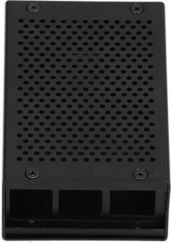 4 Model Enclosure Aluminum Alloy Protective Case Black - Lightweight Cooling Shell with Heat Dissipation, Easy Installation for Microcomputer Protection in Kuwait
