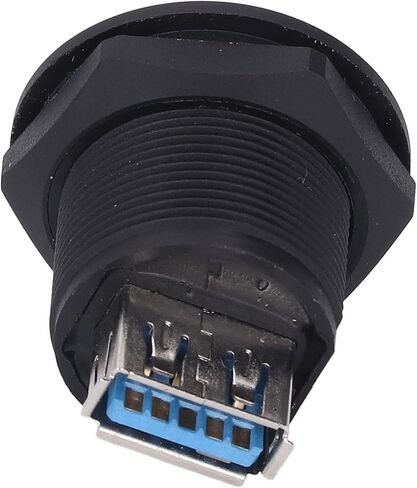 وصلة تركيب لوحة USB 3.0 تمر عبر موصل أنثى محول تمديد الحاجز المقاوم للماء مع غطاء الغبار in Kuwait