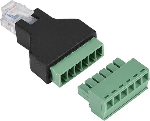 Ciciglow إيثرنت ذكر محول اتصال موثوق RJ12 محول موصل البلاستيك 2 * 0.8 * 0.4 بوصة in Kuwait