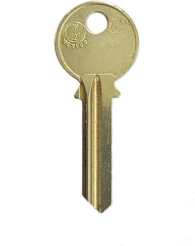 JMA YA-17DE Key Blank 6-Pin, Brass Finish, Compatible with 999A/Y2 BR (50-Pack) in Kuwait