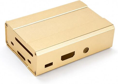 Gold Aluminum Alloy Protective Case for 3 - Lightweight, Durable Enclosure with Precise Fit and Efficient Heat Dissipation - Perfect 3 Accessory for in Kuwait