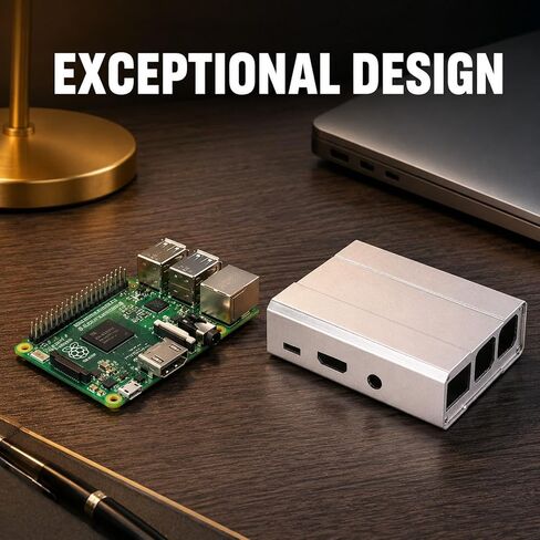 Gold Aluminum Alloy Protective Case for 3 - Lightweight, Durable Enclosure with Precise Fit and Efficient Heat Dissipation - Perfect 3 Accessory for in Kuwait