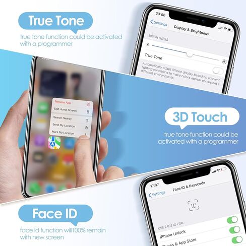 for iPhone 12 Pro Max Screen Replacement A2342 6.7" LCD for iPhone 12 Pro Max Display A2410, A2412, A2411 Screen Digitizer 3D Touch Assembly Repair Part in Kuwait