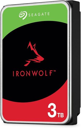 Seagate IronWolf 12TB SATA III 3.5" Internal NAS Hard Drive, 7200 RPM Kit 4pk in Kuwait