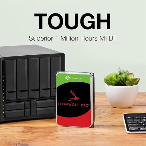 Seagate IronWolf 12TB SATA III 3.5" Internal NAS Hard Drive, 7200 RPM Kit 4pk in Kuwait