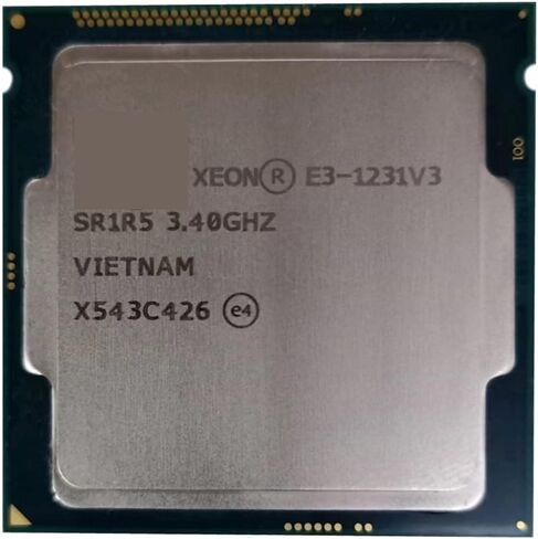 معالج Xeon E3-1231V3 CPU 3.40 جيجا هرتز 8M LGA1150 رباعي النواة لسطح المكتب E3-1231 V3 E3 1231 1231V3 in Kuwait