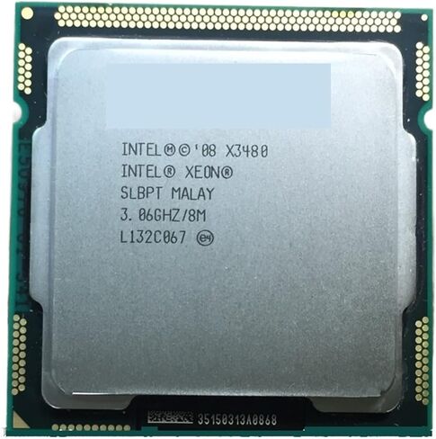 وحدة المعالجة المركزية للخادم Xeon X3480/BV80605002505AH/LGA1156 رباعي النواة/95 وات/Slbpt (B1)/3.06 جيجا هرتز in Kuwait