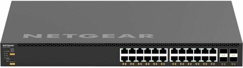 NETGEAR AV Line M4350-24X4V 28 Port Switch XSM4328CV-100NES | L3 Managed Stackable | 24x10G PoE+ 576W and 4x1/10/25G SFP28 | Rack-Mountable | Cloud Care's 3 Year Warranty SupportPlus Included in Kuwait