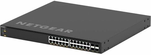 NETGEAR AV Line M4350-24X4V 28 Port Switch XSM4328CV-100NES | L3 Managed Stackable | 24x10G PoE+ 576W and 4x1/10/25G SFP28 | Rack-Mountable | Cloud Care's 3 Year Warranty SupportPlus Included in Kuwait