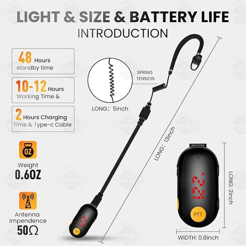 Super Mini Walkie Talkies, Portable Two-Way Radios for Restaurants, Outdoor Sports, Retail Stores, Hospital & Travel – 4 Pack in Kuwait