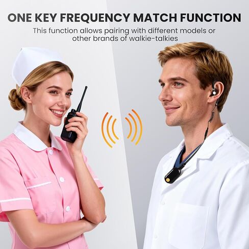 Super Mini Walkie Talkies, Portable Two-Way Radios for Restaurants, Outdoor Sports, Retail Stores, Hospital & Travel – 4 Pack in Kuwait
