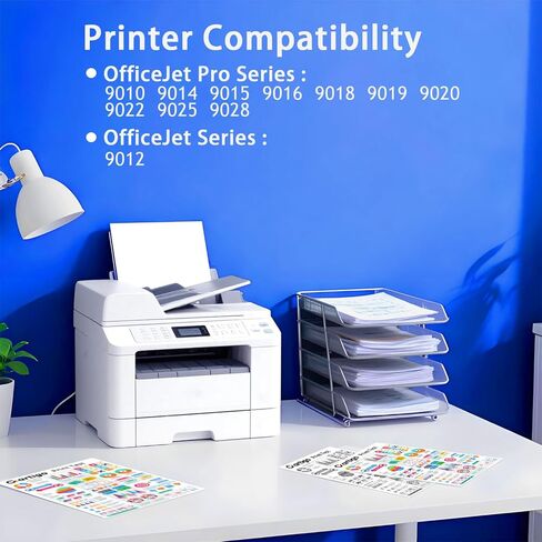 962XL High Yield Ink Cartridges Compatible for Combo Pack HP 962XL HP962 HP962XL Replacement for OfficeJet Pro 9015e 9010 9025e 9010e 9012 9015 9018 9020 Printers (Black/Cyan/Magenta/Yellow 5-Pack) in Kuwait