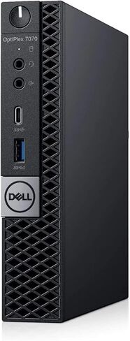 Dell OptiPlex 7070 Mini Business Desktop Computer, Intel Core i5-9500T, 8GB RAM, 256GB SSD, DisplayPort, Wi-Fi, Keyboard & Mouse, Windows 11 Pro (Renewed) in Kuwait