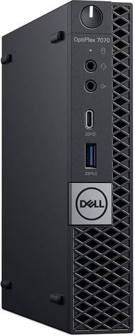 Dell OptiPlex 7070 Mini Business Desktop Computer, Intel Core i5-9500T, 8GB RAM, 256GB SSD, DisplayPort, Wi-Fi, Keyboard & Mouse, Windows 11 Pro (Renewed) in Kuwait