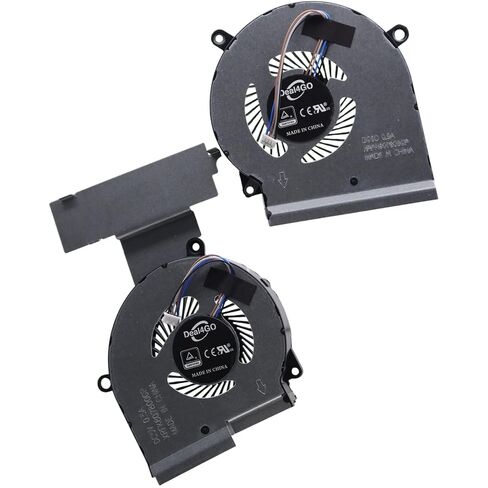 Deal4GO 60W CPU GPU Graphics Cooling Fan L29081-001 Replacement for HP Omen 15-DC 15-DC0000 15-DC0096NR with GTX 1650 1050 in Kuwait