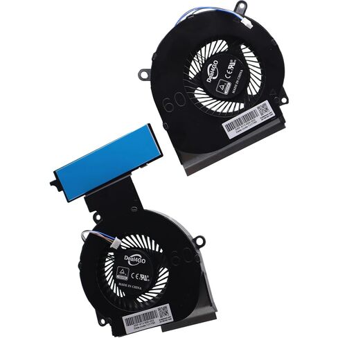Deal4GO 60W CPU GPU Graphics Cooling Fan L29081-001 Replacement for HP Omen 15-DC 15-DC0000 15-DC0096NR with GTX 1650 1050 in Kuwait